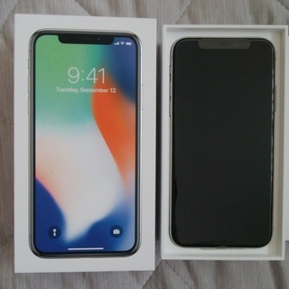 新品未使用 iPhone X 256GB　シルバー　SIMフリー