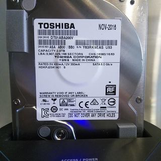 3.5SATA/HDD/2.0TB/TOSHIBA
