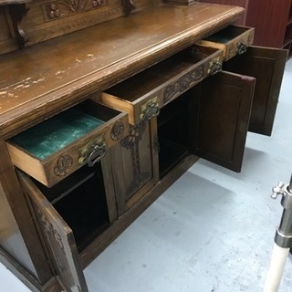 ミラーキャビネット 大型 アンティーク