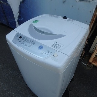 簡易清掃済み　2007年製 三菱全自動洗濯機　MAW-55Y