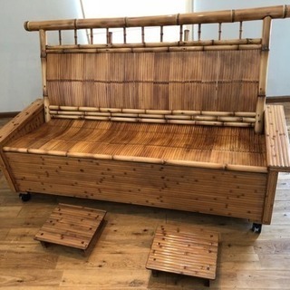 竹製のソファー made in Japan