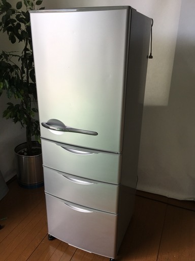 SANYO サンヨー 4ドア 冷凍冷蔵庫 SR-361P 355L ナノフェライト除菌