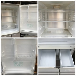 冷蔵庫 シャープ ファミリーサイズ 5ドア 416ℓ 2011年 SJ-PW42T-S 製氷確認済み
