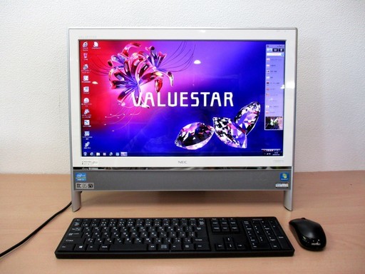 一体型★地デジBlu-ray Discドライブ/21.5型ワイド液晶★i7-2670QM 2.20ギガ★メモリ8ギガ★HDD2TB ★NEC VALUESTAR N VN770/FS6W[ファインホワイト] ★ WIN7