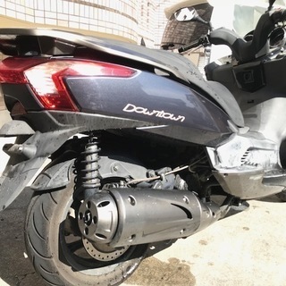 売り切れました！格安！かっこいい125スクーター！☆　DOWNTOWN　125i　ブラック　　4サイクル　美車　鹿児島市　☆
