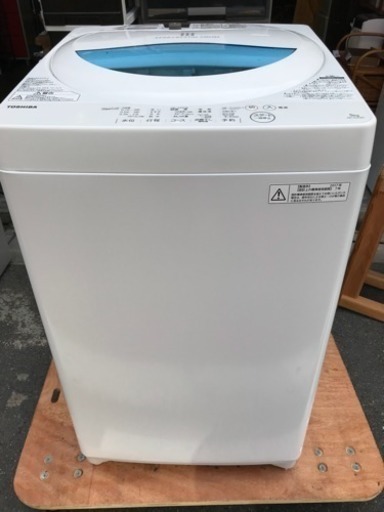 洗濯機 2017年 東芝 5kg洗い 一人暮らし AW-5G5