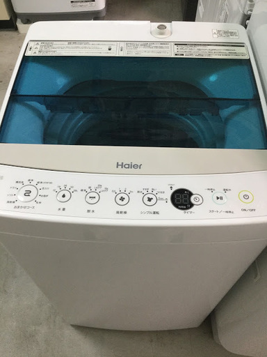 【送料無料・設置無料サービス有り】洗濯機 2017年製 Haier JW-C45A① 中古