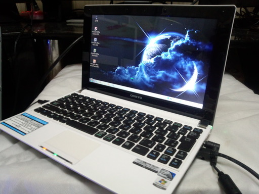 ノートパソコン ONKYO C405W4 Windows７ メモリ2GB SSD60GB Office付