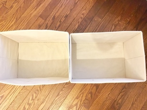 ナチュラルキッチン 折りたたみカラーボックス 収納ケース2個 もも 岡町の生活雑貨の中古あげます 譲ります ジモティーで不用品の処分