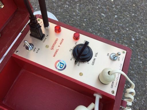 B421-45 コメット電機　ヤマノオゾン美顔器　Y-48DX レトロ 美顔器 ヤマノ YAMANO オゾン 赤外線 Y-48DX コメット電気 赤外線