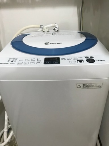 洗濯機 SHARP 7.0Kg