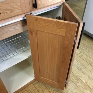 北欧デザイン 折れ戸タイプ 食器棚