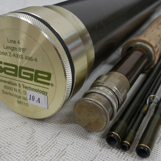 南12条店 Sage/セージ フライロッド Z-AXIS 486 8\'6” #4 4pc 純正ロッドケース付き 