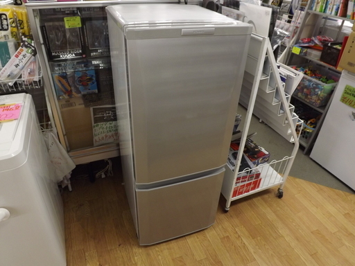 三菱　ミツビシ　MITSUBISHI ノンフロン冷凍冷蔵庫　１４６ℓ　２０１４年製　MR-P15X-S　札幌　西岡発