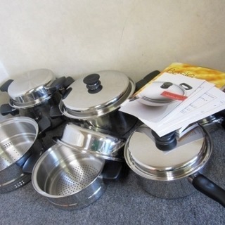 アムウェイ クィーンクックウエア 21ピース 鍋 フライパン ソースパン等