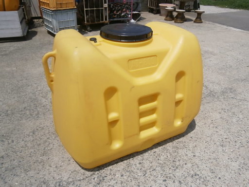 中古品 水タンク コダマ タマローリー８００リットルイエロー AT800N