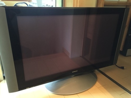 早い者勝ち！日立ハイビジョンプラズマTV  37型  美品  専用TV台付属