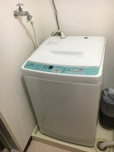 洗濯機 8月末〜9月初引取限定