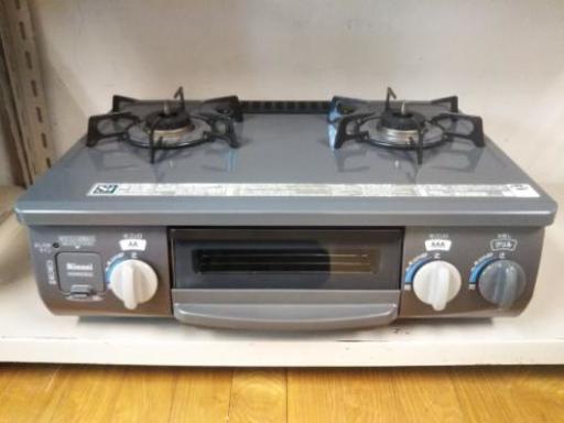【リサイクルサービス八光、配達設置OK】リンナイ ガステーブル【ＬＰガス】Rinnai　右ハイカロリーバーナー KGM563DGR