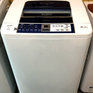 【送料無料・設置無料サービス有り】洗濯機 HITACHI BW-8PV-P 中古