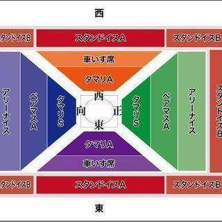 8月25日大相撲春日部巡業タマリＳ席4枚