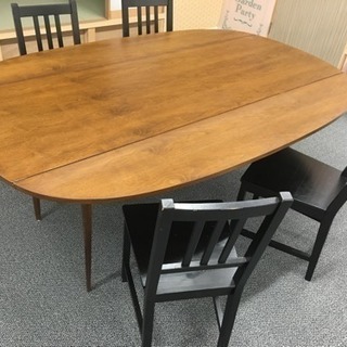 アンティークテーブル バタフライテーブル ダイニングテーブル ビンテージ 食卓