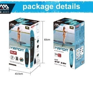 SUP Aqua Marine製 Vapor BT-18VAP + リーシュコード　新品製品