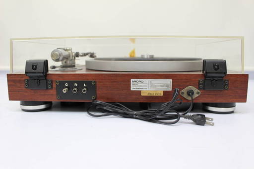 064)【美品】MICRO マイクロ DD-8 レコードプレーヤー 通電 ターン