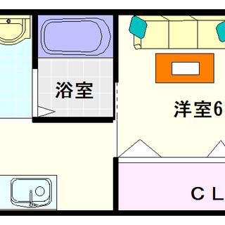 【日興桜川ハイツ】3号タイプ！1Ｋタイプ！大きな収納が荷物の多い...