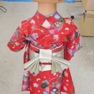 激レア 等身大ペコちゃん 着物 約110cm 店頭用ペコちゃん ディスプレイ