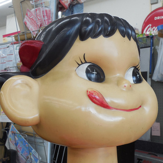 激レア 等身大ペコちゃん 着物 約110cm 店頭用ペコちゃん ディスプレイ