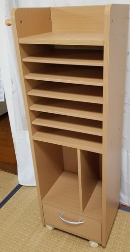 整理棚 子供用 学習机横 でっき 取手の家具の中古あげます 譲ります ジモティーで不用品の処分