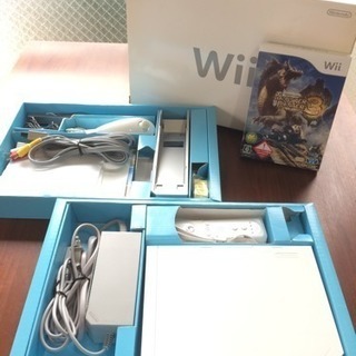 wii 本体（欠品無し・完動品）＋モンハン3