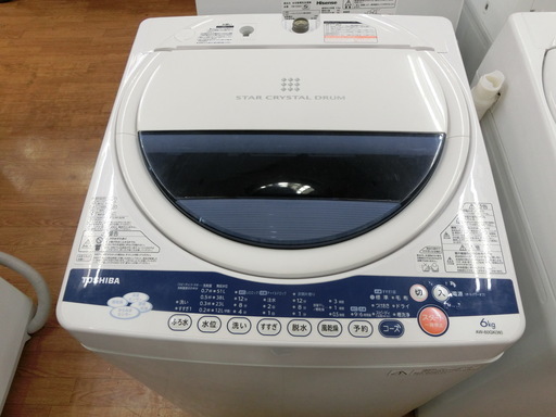 【安心の6ヶ月保証!!】TOSHIBA　全自動洗濯機　6.0kg【トレファク上尾店】