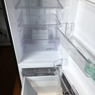 ☆三菱 MITSUBISHI 2ドア 冷凍冷蔵庫 146L MR-P15A-B 2017年製 コンパクト サファイアブラック☆