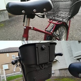 ★取引中★　子供のせ自転車　プチママミニ　使用期間2年弱