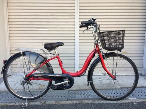 ヤマハ　パス　ナチュラ　XL　新基準　子供乗せ　12,3AH　2017　赤　アシスタ　ビビ　神戸市　電動自転車　地域限定