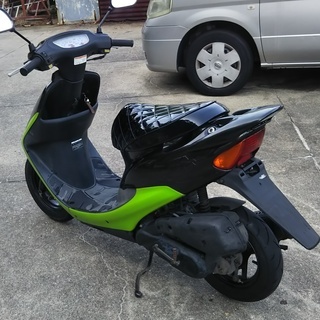 ある ホンダライブディオZX仕様 AF34 黒/緑 外観だけは速そうです