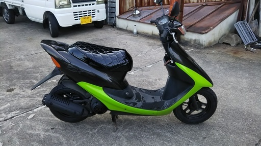 ホンダライブディオZX仕様 AF34 黒/緑 外観だけは速そうです | www