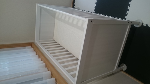 IKEA　ベビーベッドとマットレスのセット