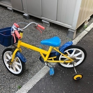 子供用自転車 補助輪付き