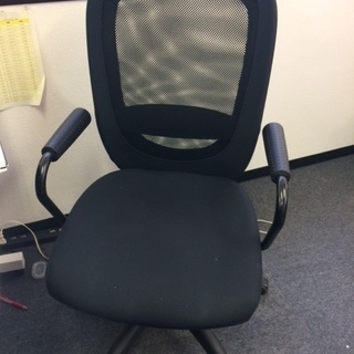 椅子4脚　オフィスチェア　回転　肘掛けあり＆なし