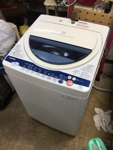 A1594☆カードOK☆東芝2011年製6.0Kg洗濯機