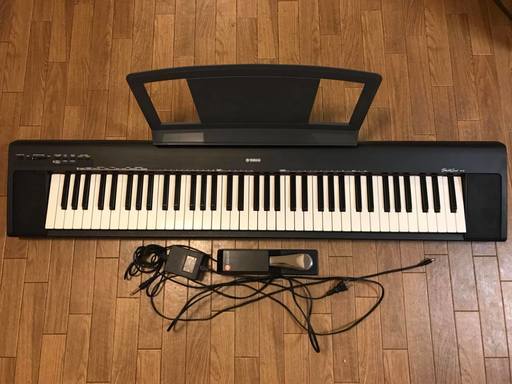 YAMAHA NP30 76鍵盤　ペダル付　ポータブルグランド