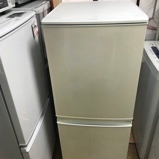 SHARP 2ドア冷蔵庫 SJ-14Y-W 2013年製