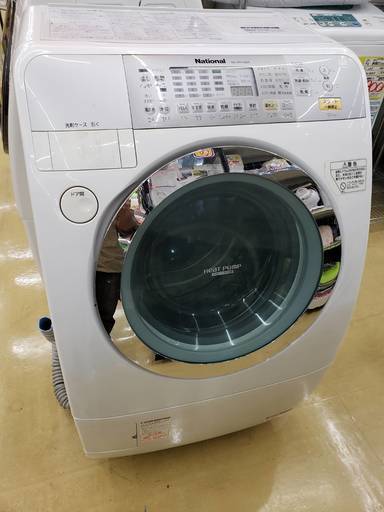 national Panasonic　9.0㎏ドラム式洗濯機　NA-VR1100R　2007年