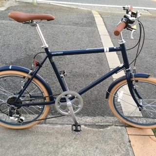 新車】ミニベロ20インチ マットブルー