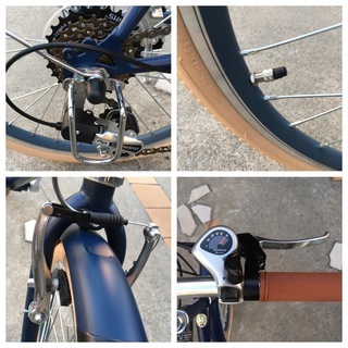 【新車】ミニベロ２０インチ　マットブルー