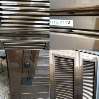 美品！■玄関網戸 ナイスウィンズドア 鍵付■幅広850cm　幅850×高さ1950？