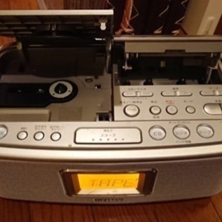 CDカセットテープラジオデッキ SONY